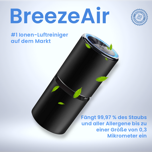 BreezeAir Plus - Purificateur d'air en aluminium