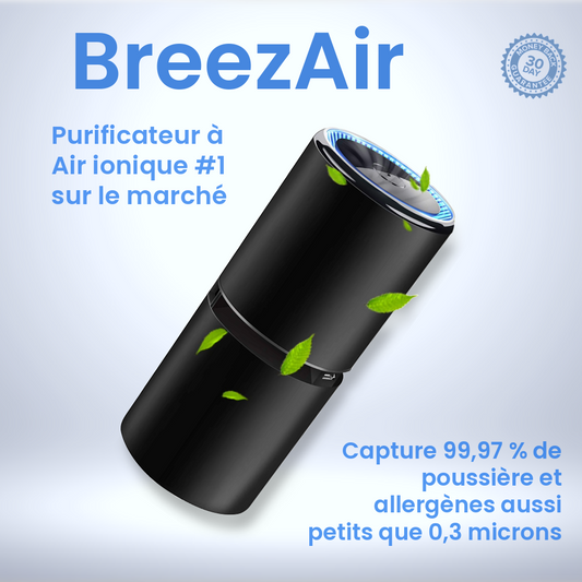 BreezeAir Plus - Purificateur d'air en aluminium